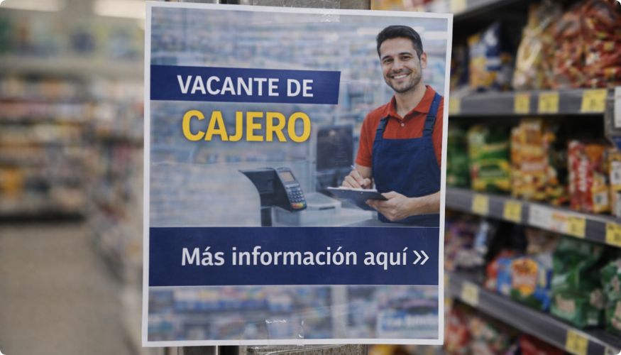 Vacante de Cajero